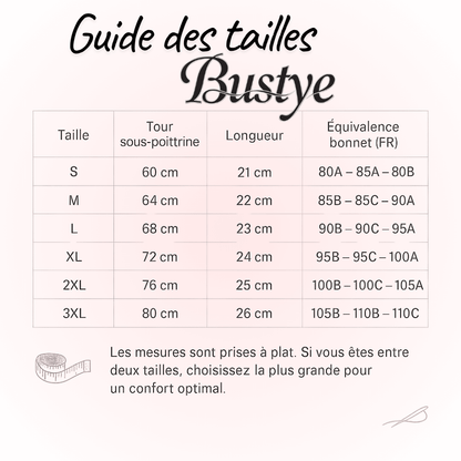 Soutien-gorge Bustye™- seconde peau