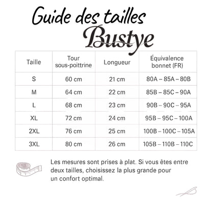Soutien-gorge Bustye™- seconde peau