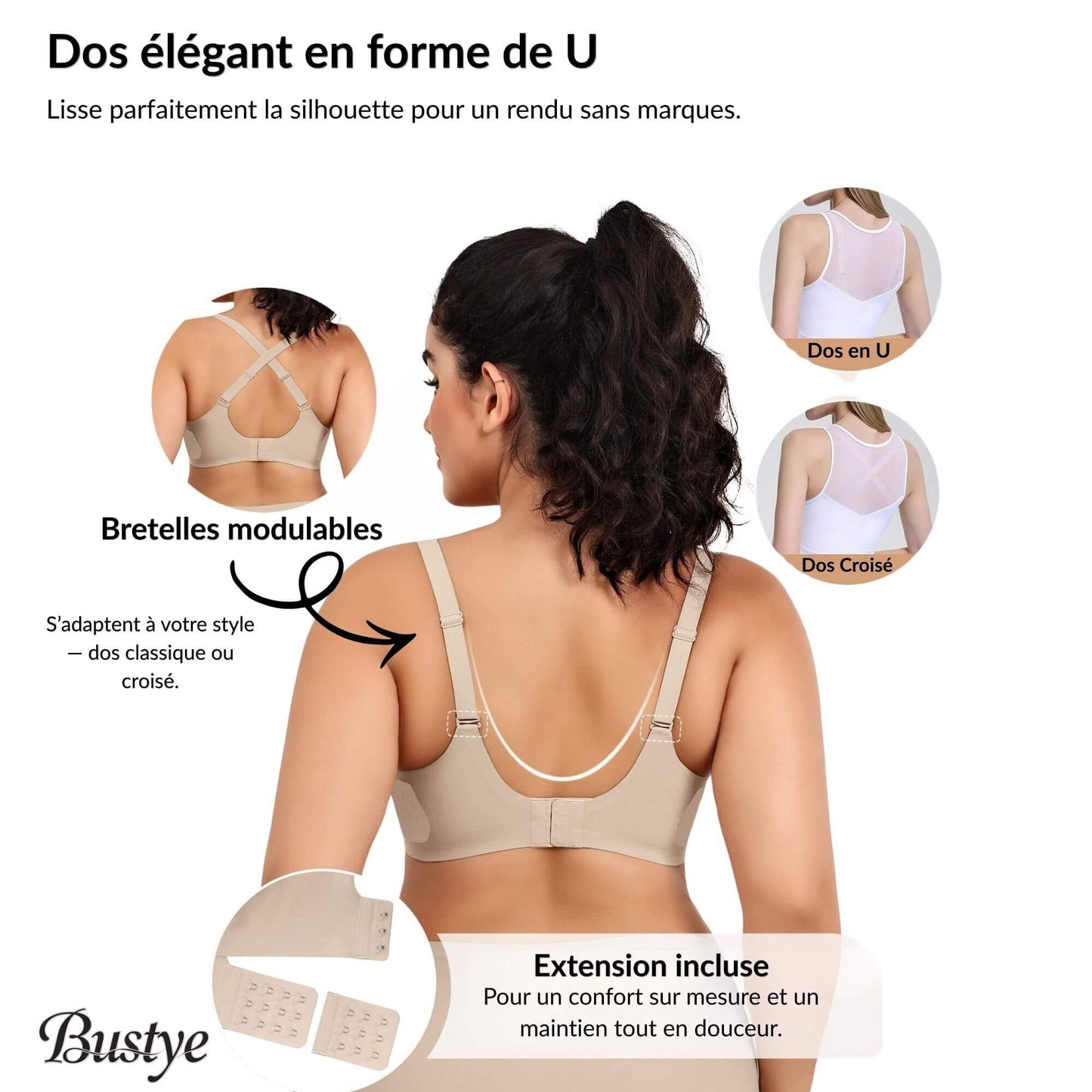 Soutien-gorge Bustye™- seconde peau